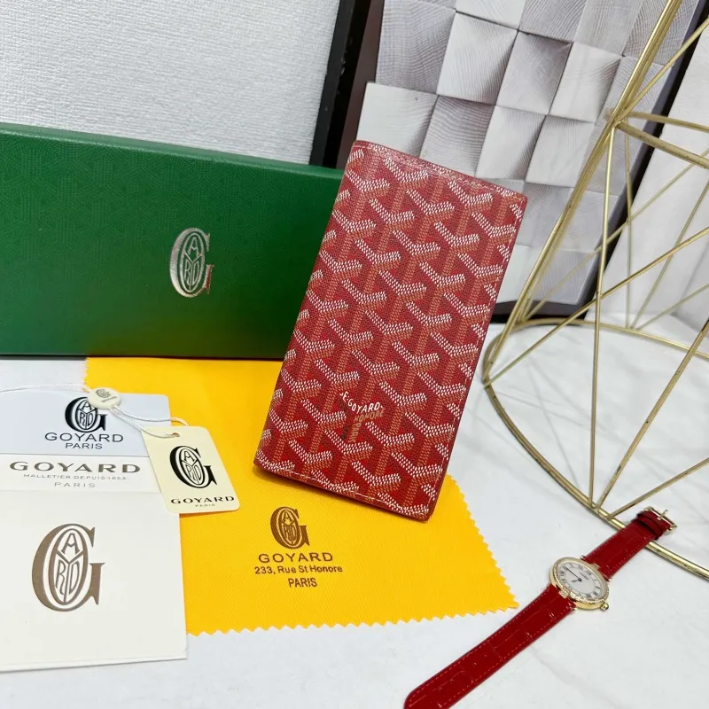 Goyard Red Long Wallet 709