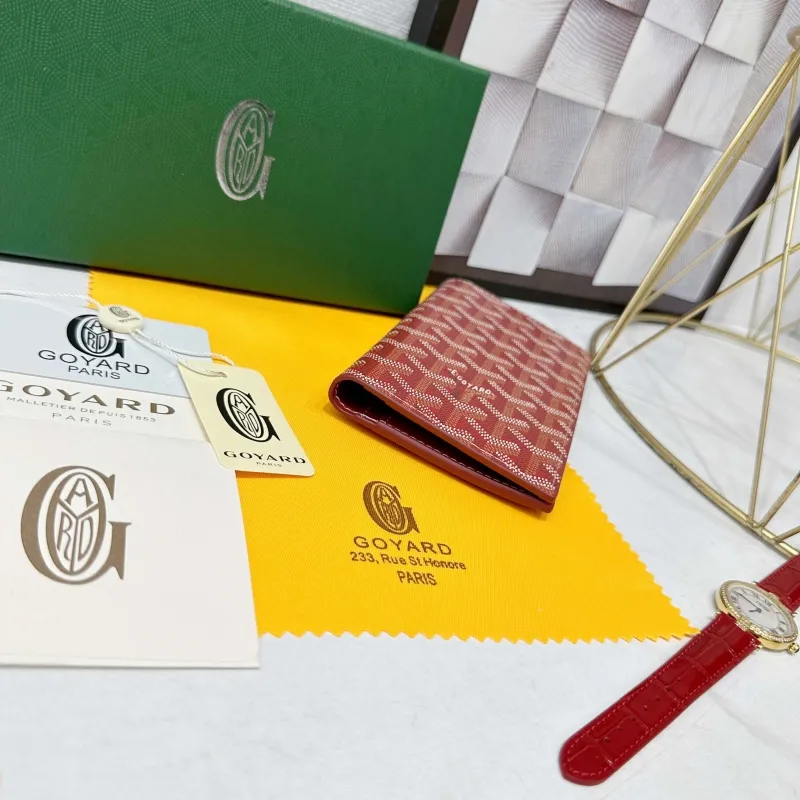 Goyard Red Long Wallet 709 - Image 3