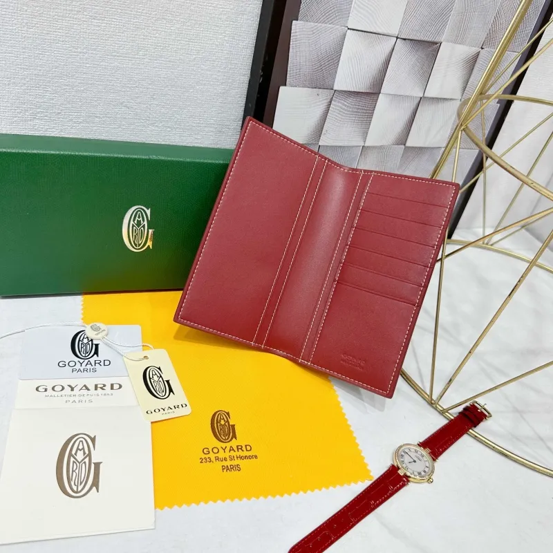 Goyard Red Long Wallet 709 - Image 4