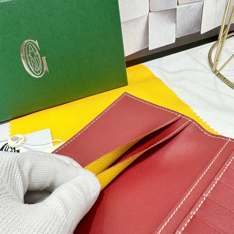 Goyard Red Long Wallet 709 - Image 5