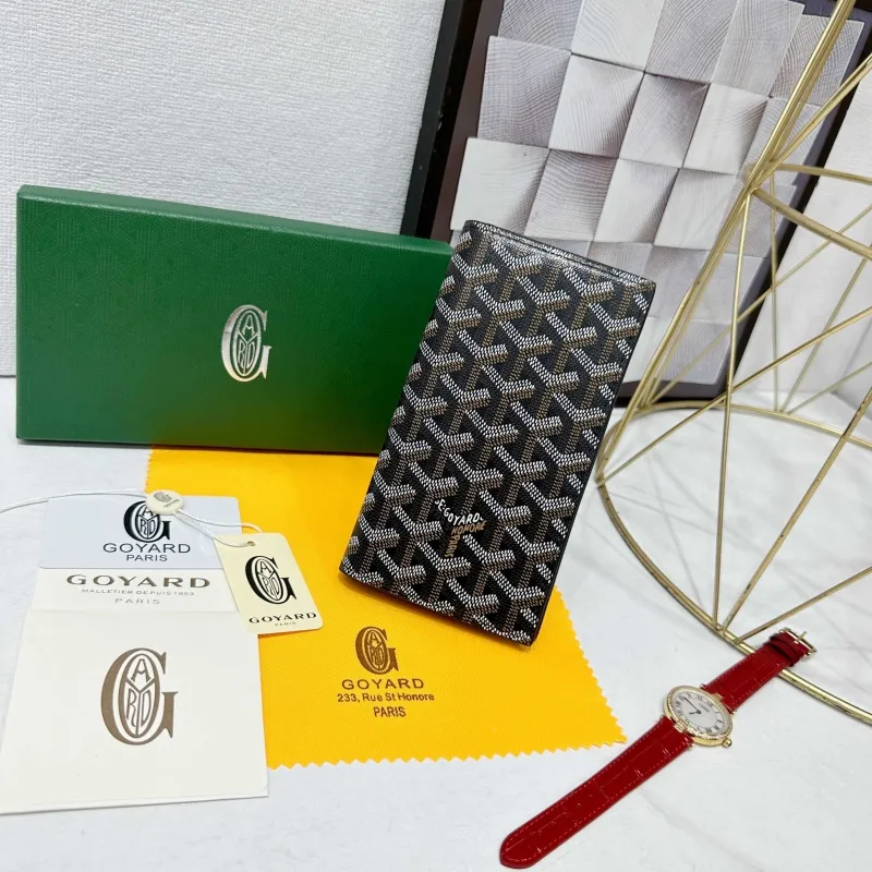 Goyard Black Long Bifold Wallet