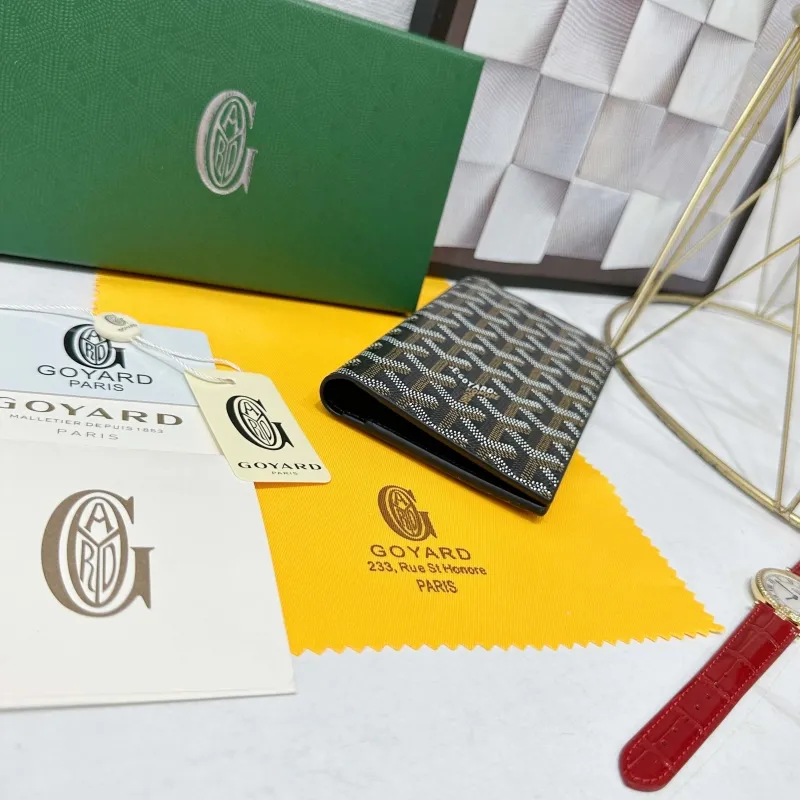 Goyard Black Long Bifold Wallet - Image 3