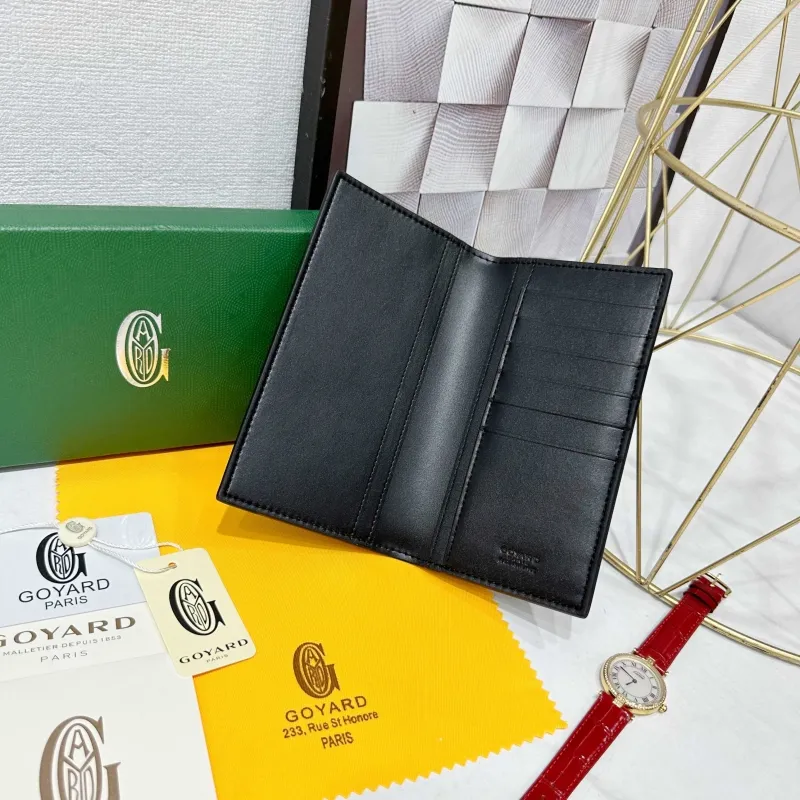 Goyard Black Long Bifold Wallet - Image 4