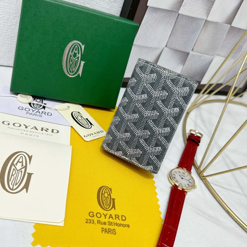 Alternative view of Goyard Gray Key Holder Wallet