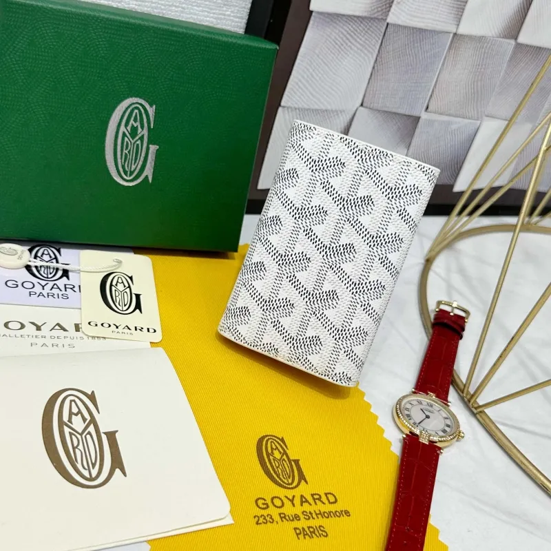 Alternative view of Goyard White Bifold Wallet 712