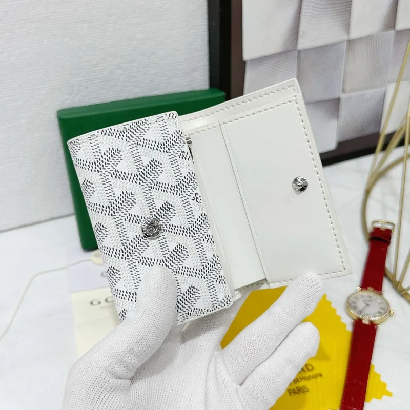 Goyard White Bifold Wallet 712 - Image 4