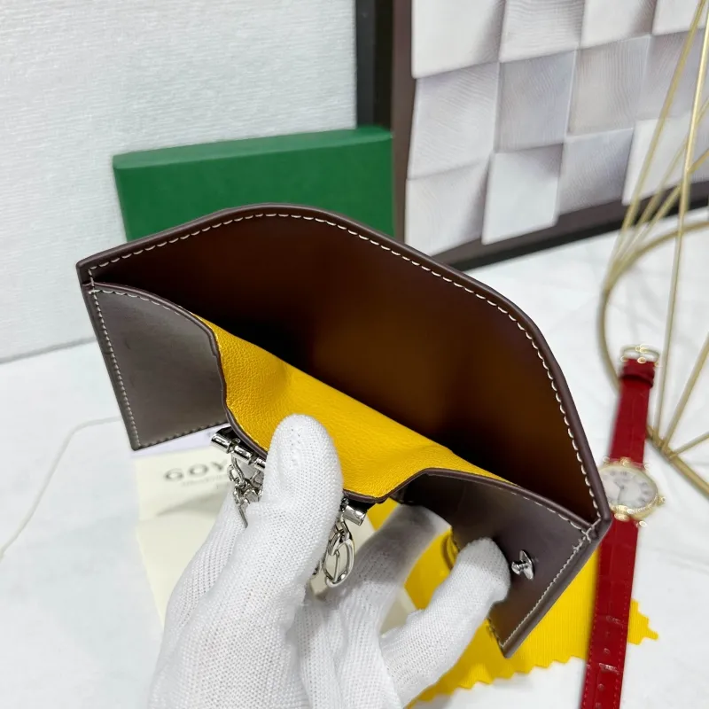 Goyard Burgundy Leather Key Holder 713 - Image 6