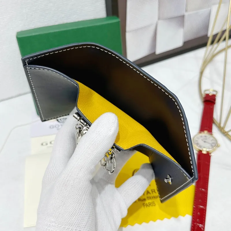 Goyard Navy Key Wallet 714 - Image 6