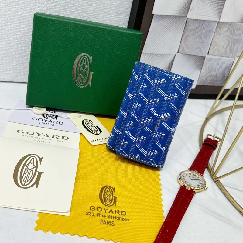 Goyard Blue Key Wallet 715