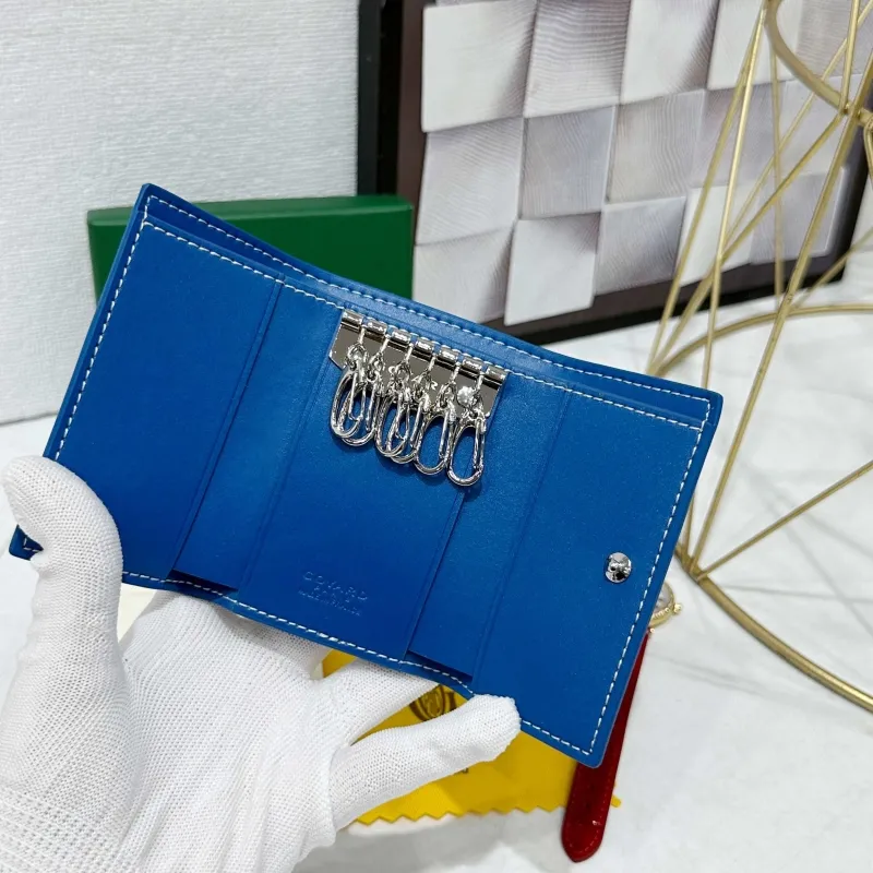 Goyard Blue Key Wallet 715 - Image 5