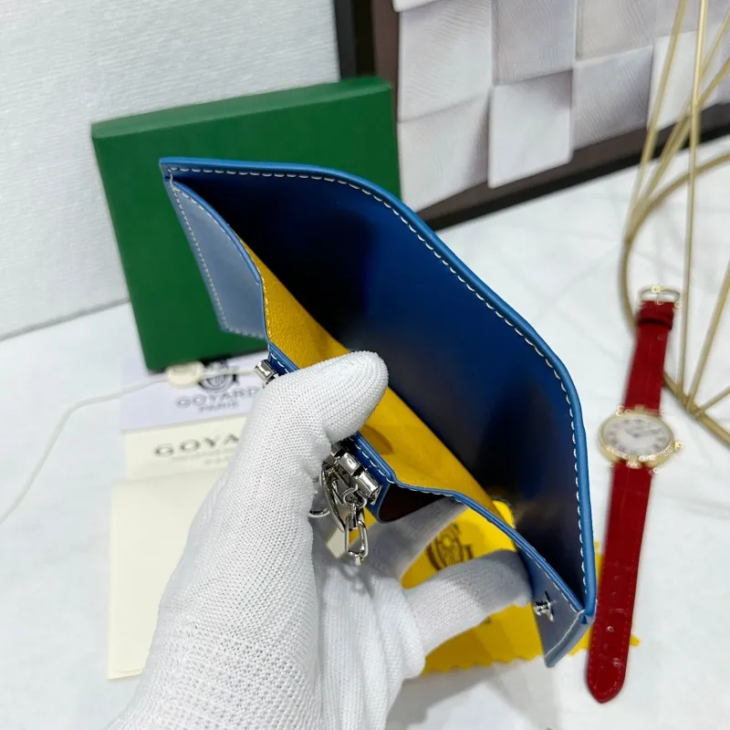 Goyard Blue Key Wallet 715 - Image 6