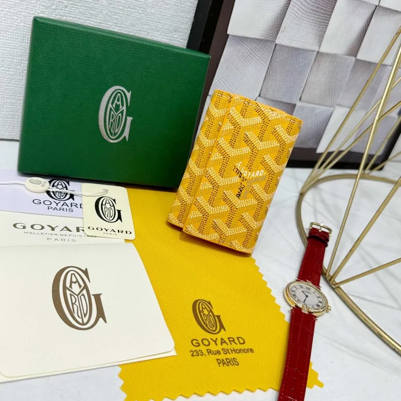 Goyard Yellow Key Wallet 717