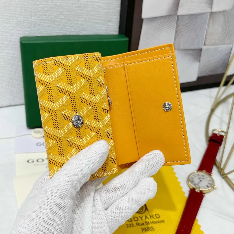 Goyard Yellow Key Wallet 717 - Image 4