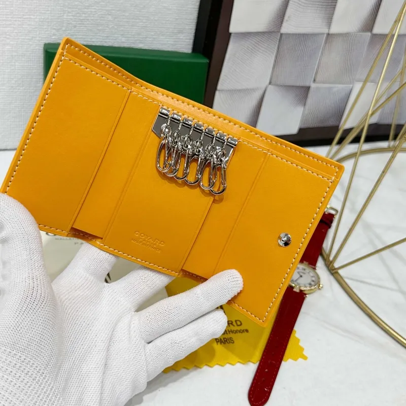 Goyard Yellow Key Wallet 717 - Image 5