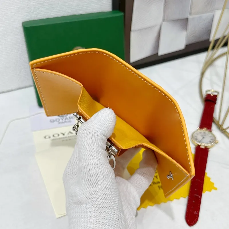 Goyard Yellow Key Wallet 717 - Image 6