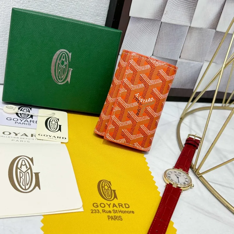 Goyard Orange Wallet Model 719