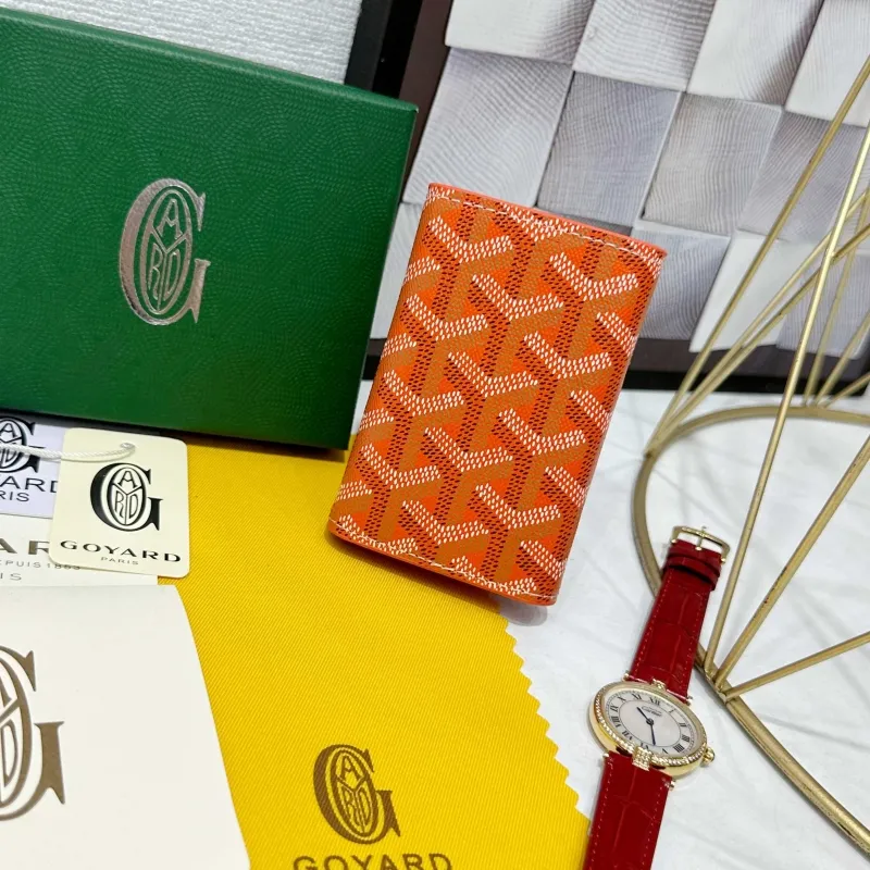 Alternative view of Goyard Orange Wallet Model 719