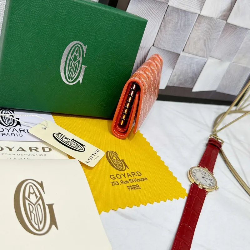 Goyard Orange Wallet Model 719 - Image 3
