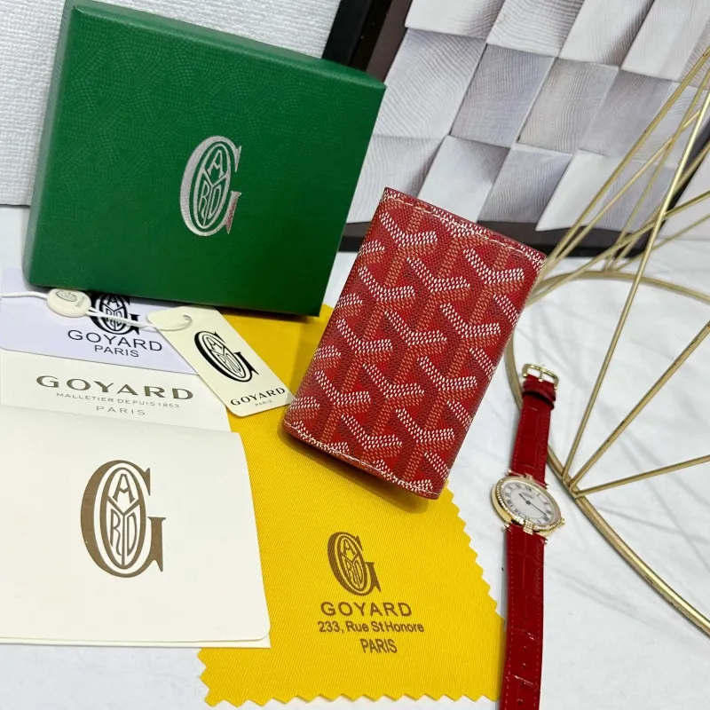 Alternative view of Goyard Red Leather Wallet 720