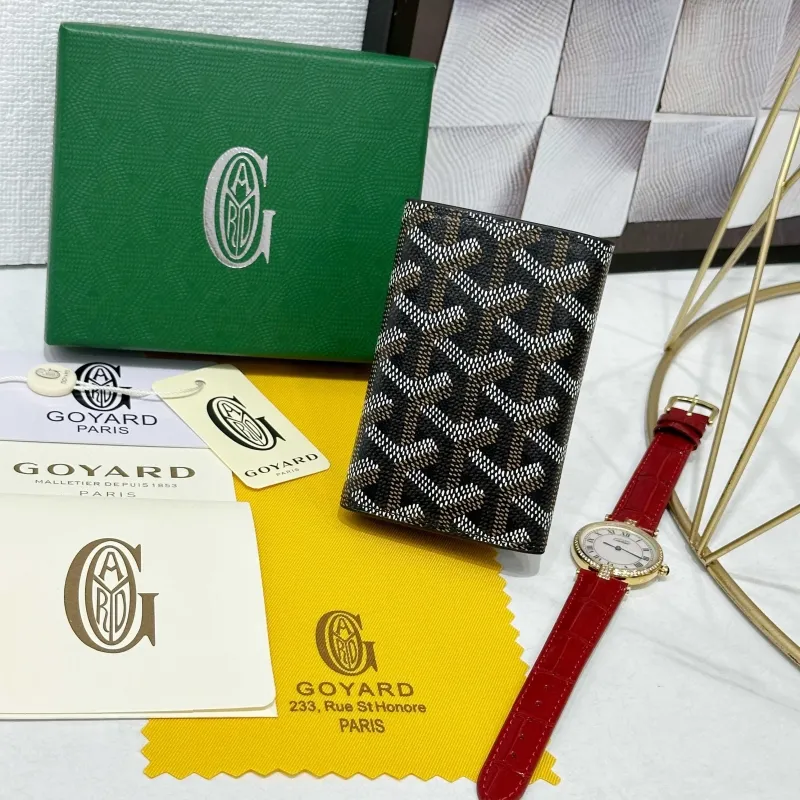 Alternative view of Goyard Black Monogram Card Holder Wallet