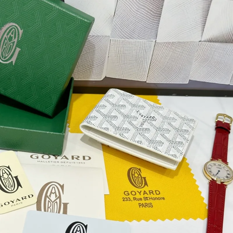 Goyard White Bifold Wallet 734 - Image 3