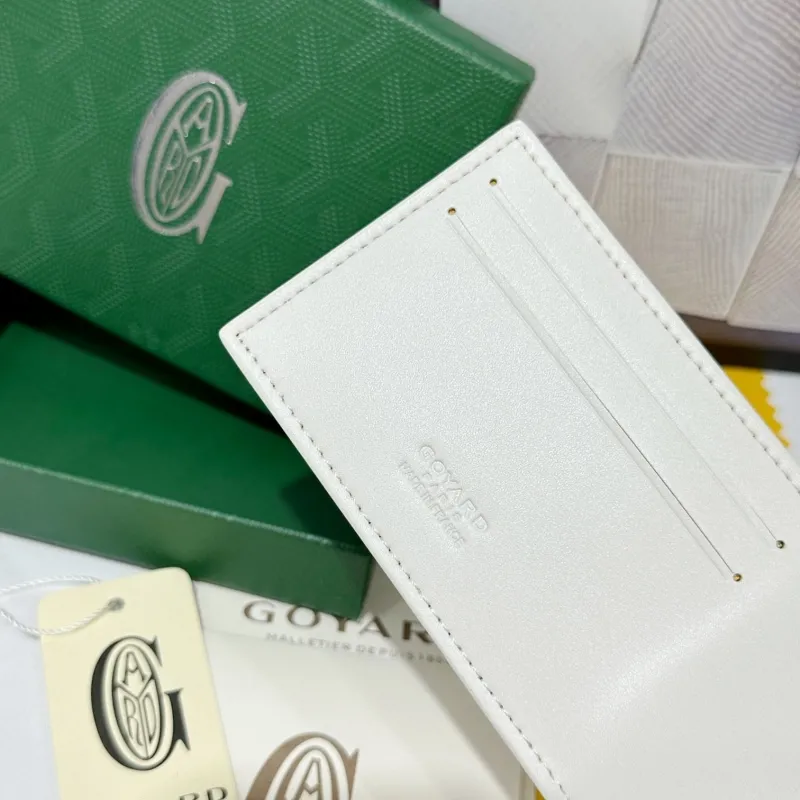 Goyard White Bifold Wallet 734 - Image 5