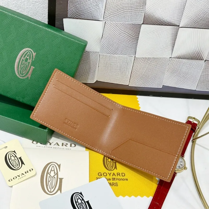 Goyard Black Monogram Bifold Wallet 739 - Image 4