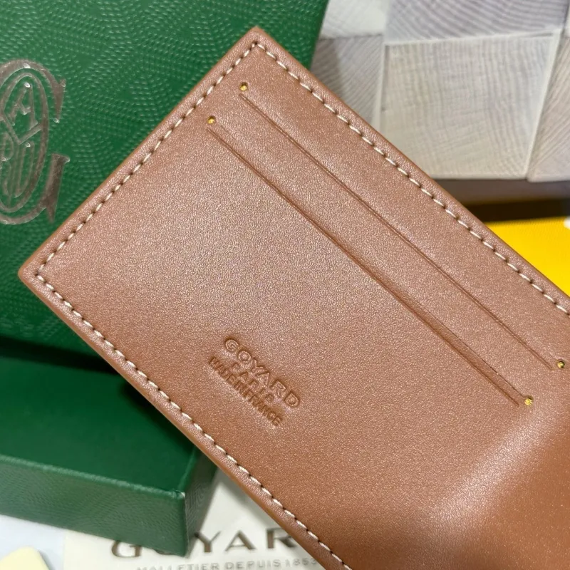 Goyard Black Monogram Bifold Wallet 739 - Image 5