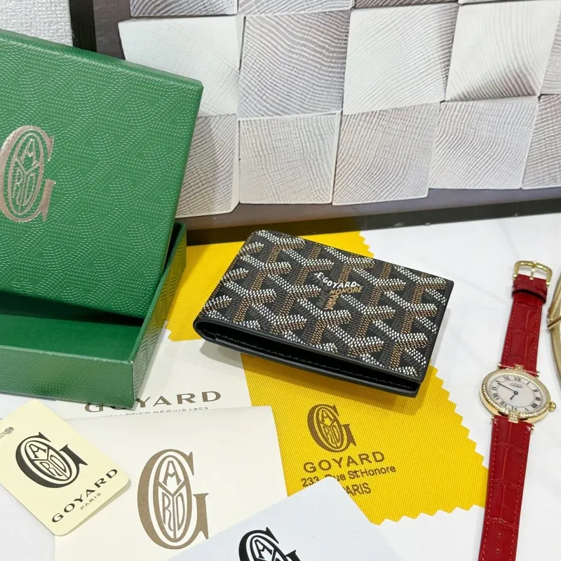 Goyard Black Bifold Wallet 742 - Image 3