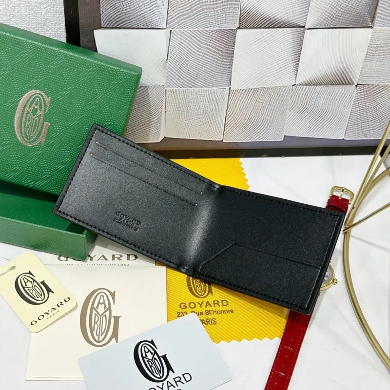 Goyard Black Bifold Wallet 742 - Image 4