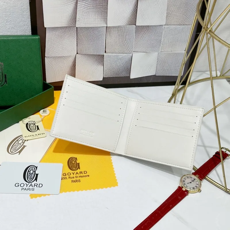 Goyard White Bifold Wallet 744 - Image 4