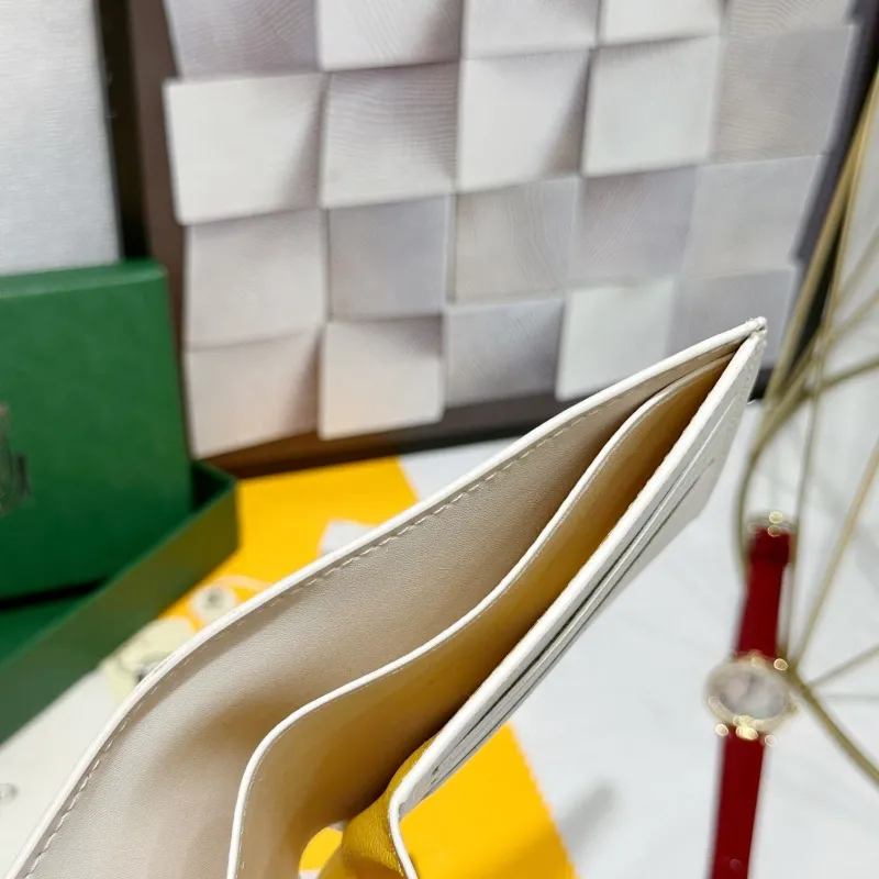 Goyard White Bifold Wallet 744 - Image 6