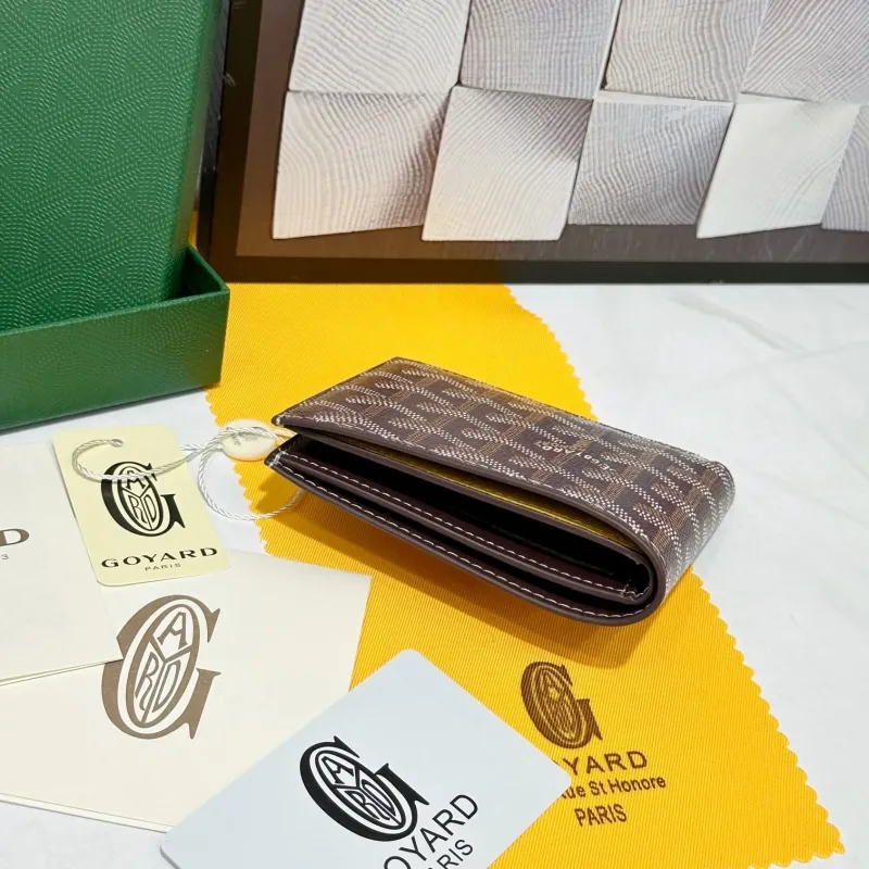 Goyard Brown Bifold Wallet 745 - Image 3