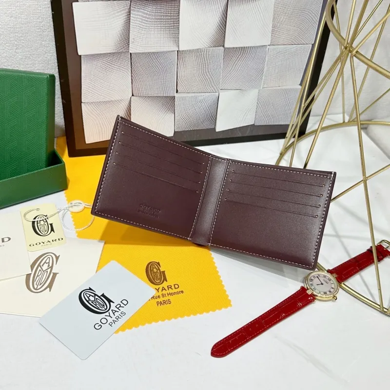 Goyard Brown Bifold Wallet 745 - Image 4