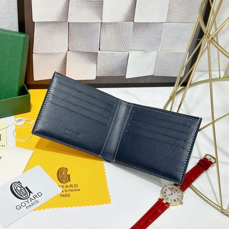 Goyard Navy Blue Bifold Wallet 746 - Image 4