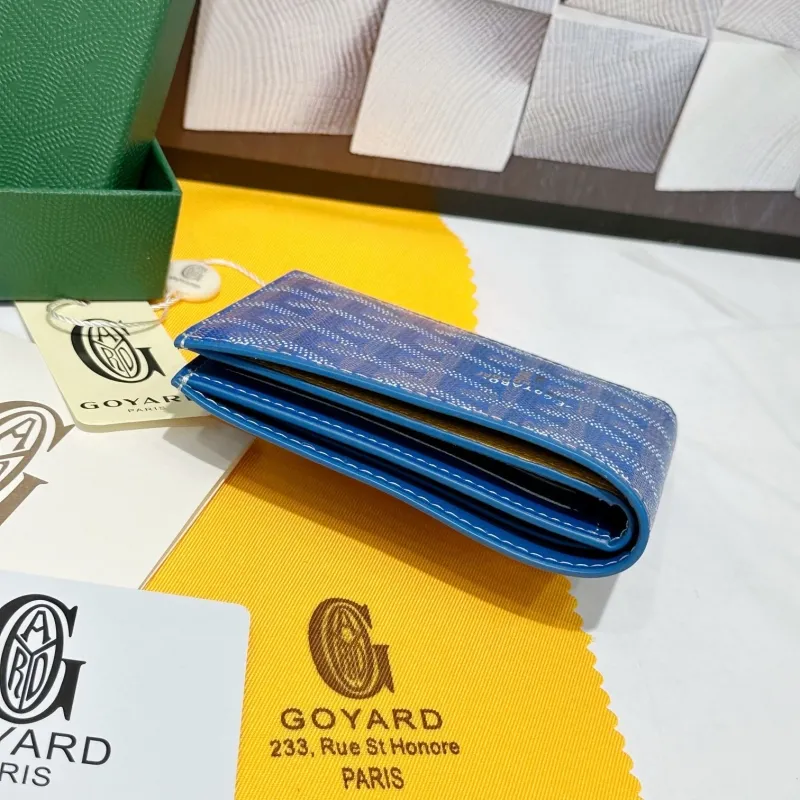 Goyard Blue Bifold Wallet 747 - Image 3