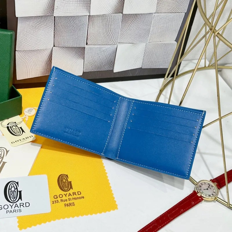 Goyard Blue Bifold Wallet 747 - Image 4