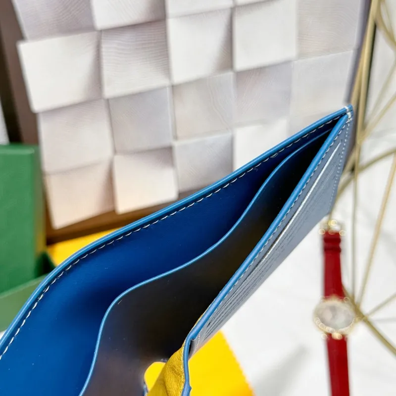 Goyard Blue Bifold Wallet 747 - Image 6