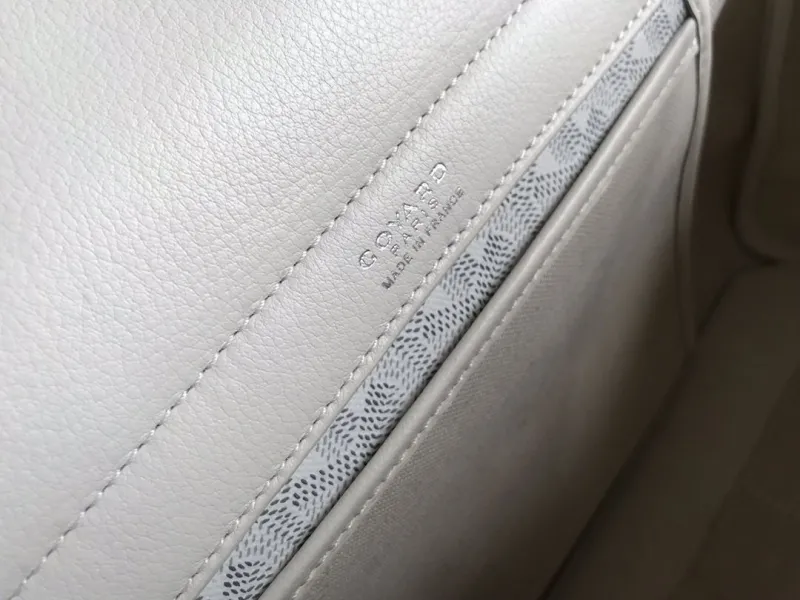 Goyard White Rouette Tote Bag - Image 8