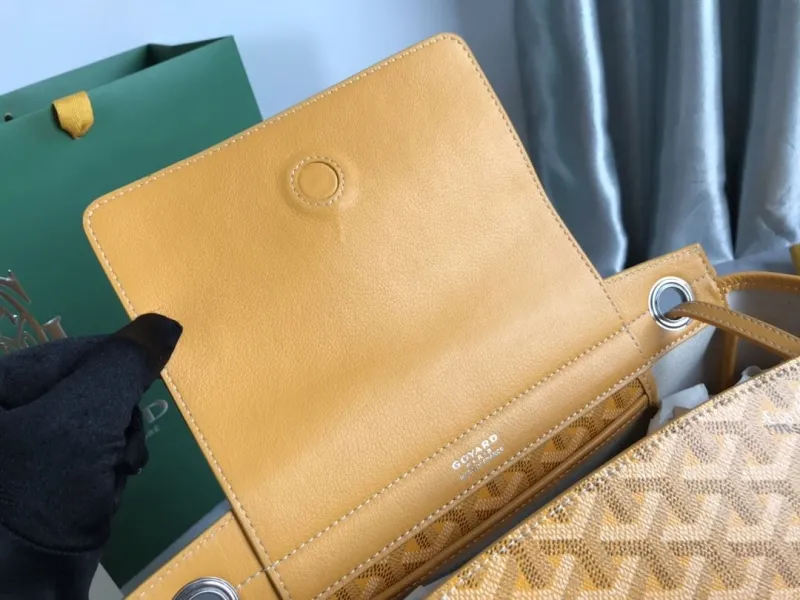Goyard Yellow Rouette Tote Bag - Image 6
