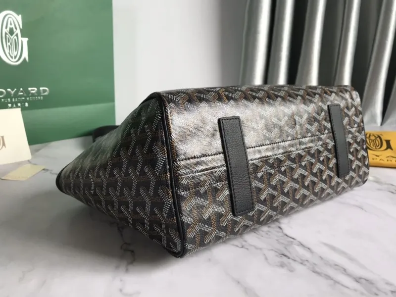 Goyard Rouette Black Tote Bag - Image 4