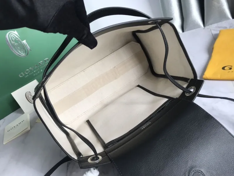 Goyard Rouette Black Tote Bag - Image 9