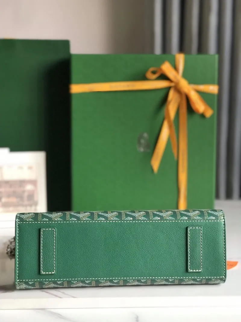 Goyard Green Rouette Shoulder Bag - Image 5