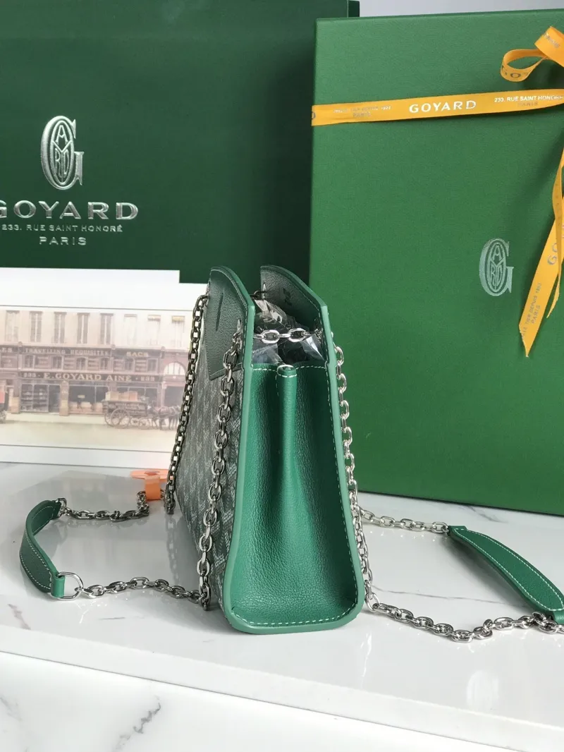 Goyard Green Rouette Shoulder Bag - Image 3
