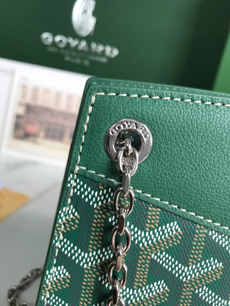 Goyard Green Rouette Shoulder Bag - Image 5