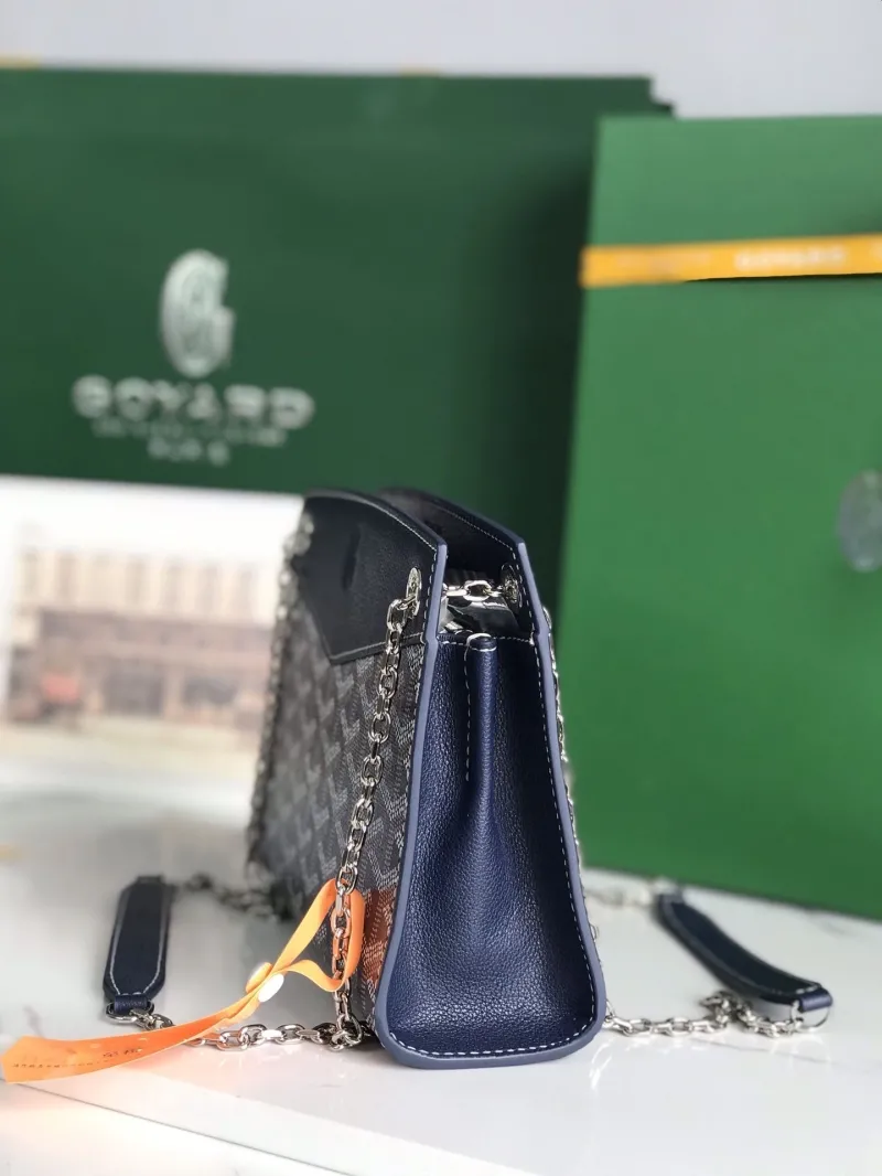 Goyard Navy Blue Rouette Shoulder Bag - Image 3