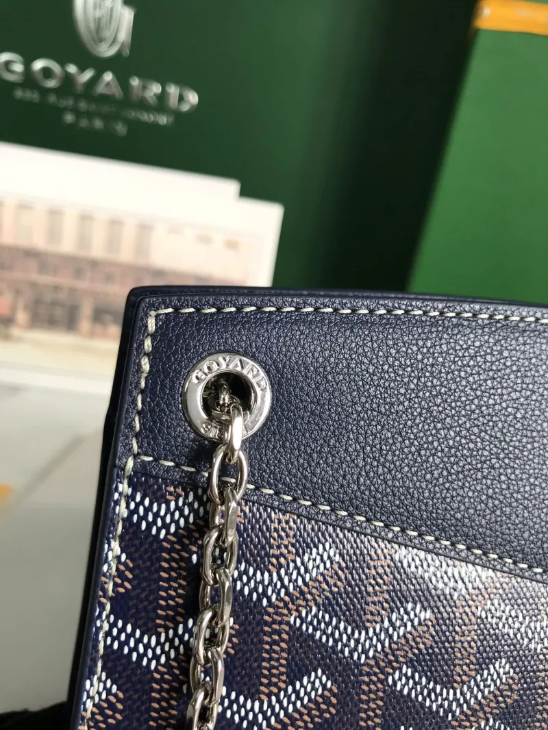 Goyard Navy Blue Rouette Shoulder Bag - Image 5