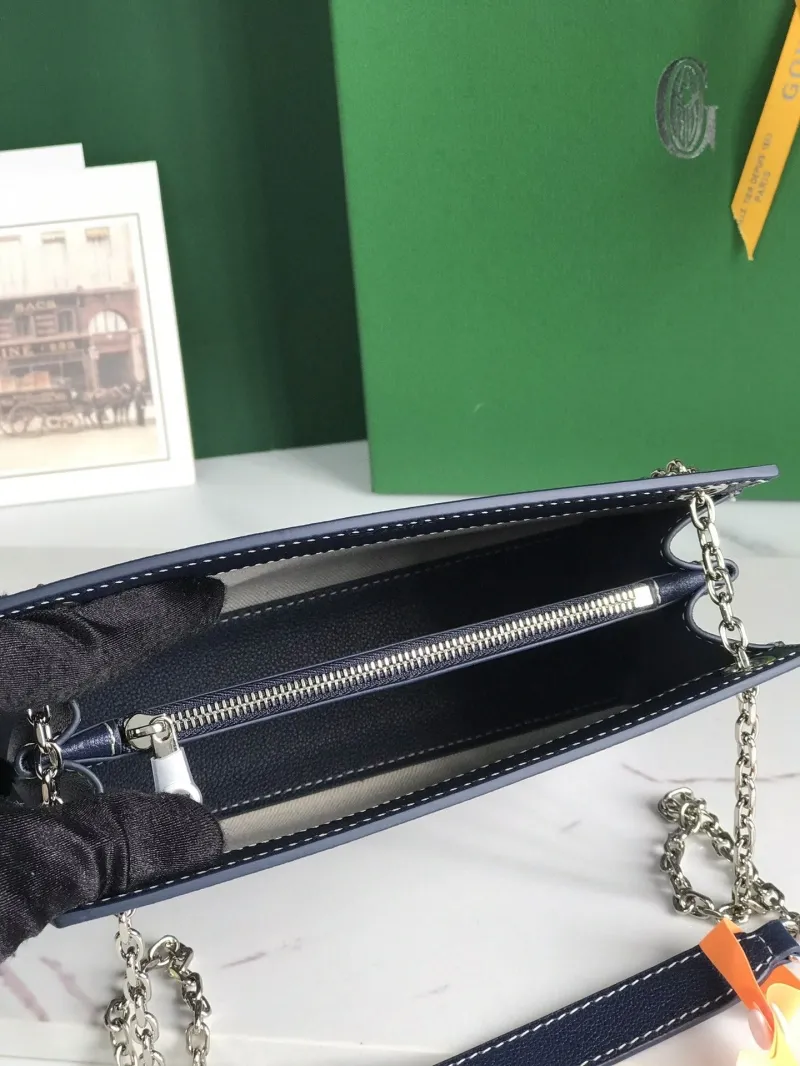 Goyard Navy Blue Rouette Shoulder Bag - Image 9