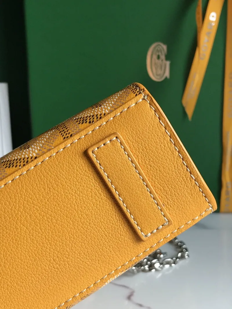 Goyard Yellow Rouette Chain Shoulder Bag - Image 4