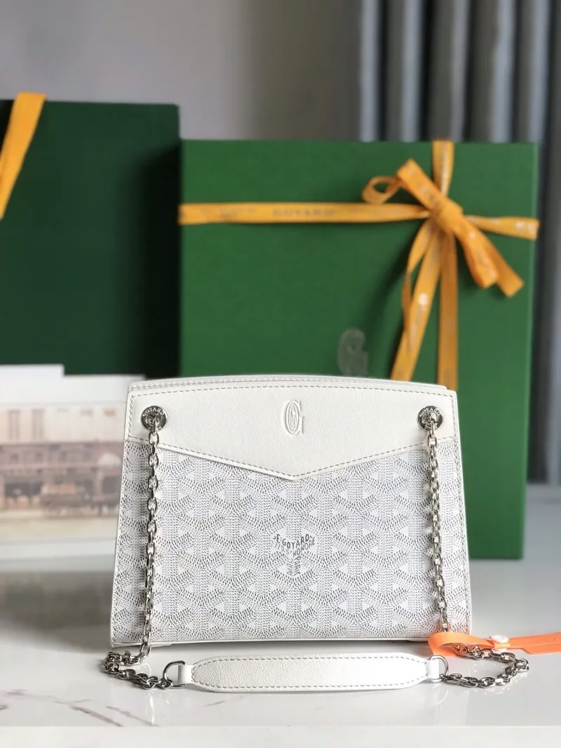 Goyard White Rouette Shoulder Bag - Image 3